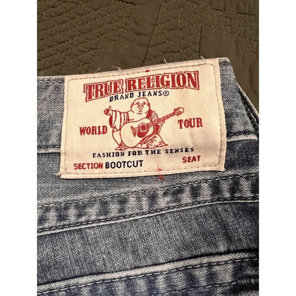 True Religion Men's‎ Blue Jeans Bootcut 36